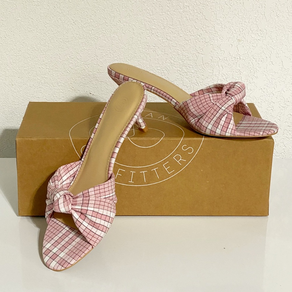 Urban Outfitters  Plaid Kitten Heels